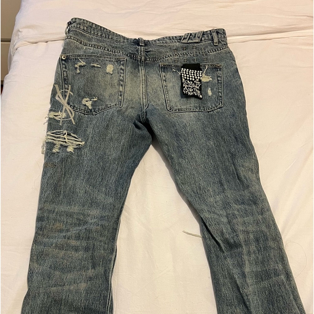 Ripped denim ksubi jeans ( M 34)